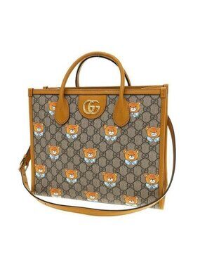 Gucci GG Supreme Teddy Bear Tote Bag